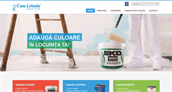 Desktop Screenshot of casalebada.ro